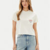 Volcom Тишърт Pocket Dial B3512500 Екрю Boxy Fit за Жени цена