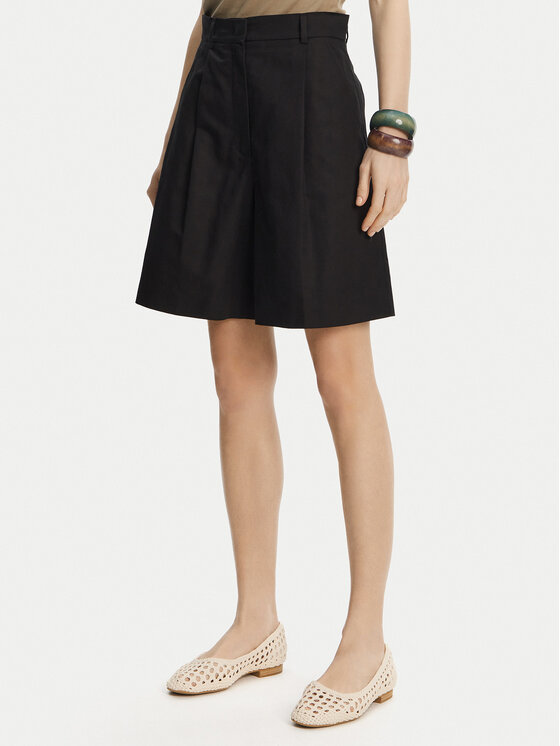 Weekend Max Mara Бермуди Ecuba 2515141032 Черен Regular Fit за Жени цена