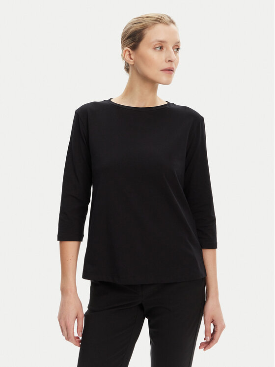 Weekend Max Mara Блуза Multia 2525946031 Черен Regular Fit за Жени цена