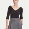 Weekend Max Mara Блуза Oceano 2525366031 Черен Slim Fit за Жени цена