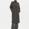Weekend Max Mara Вълнено палто Corinto 2425016042 Сив Regular Fit за Жени цена