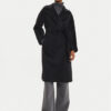 Weekend Max Mara Вълнено палто Resina 2425016092 Черен Regular Fit за Жени цена