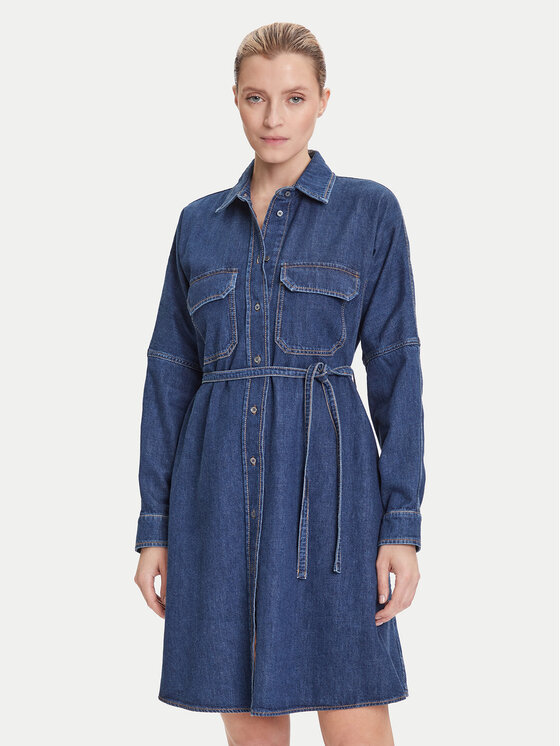 Weekend Max Mara Дънкова рокля Balenio 2525226081 Тъмносин Regular Fit за Жени цена