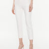 Weekend Max Mara Текстилни панталони Rana 2351310137 Екрю Slim Fit за Жени цена