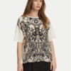 Weekend Max Mara Тишърт Pampas 2515941082 Бежов Relaxed Fit за Жени цена