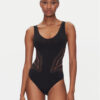 Wolford Боди Thermal 77118 Черен Slim Fit за Жени цена