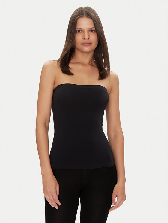 Wolford топ Fatal 50799 Черен Slim Fit за Жени цена