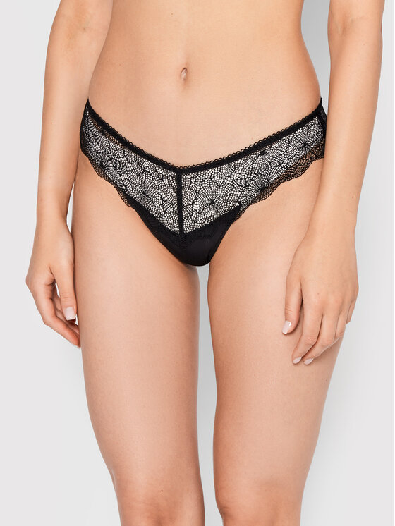 Wonderbra Дамски бикини тип бразилиана WB000B2W Черен за Жени цена