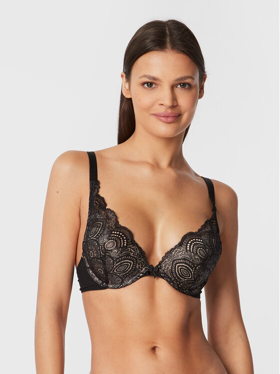 Wonderbra Сутиен push-up WB000BHP Черен за Жени цена