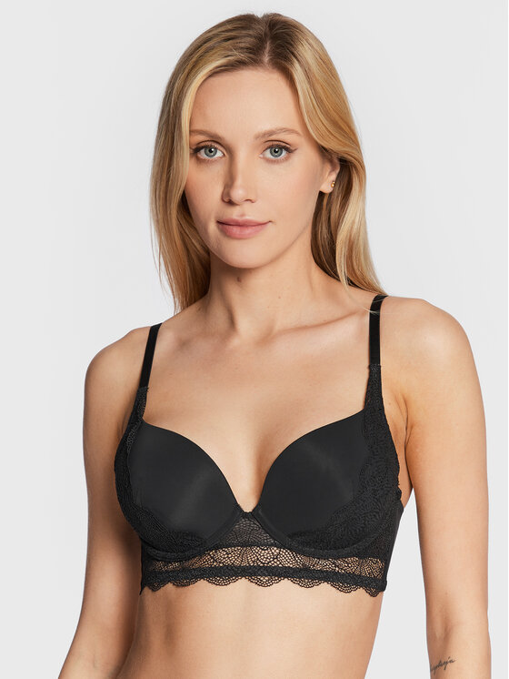 Wonderbra Сутиен с банели WB000B2P Черен за Жени цена