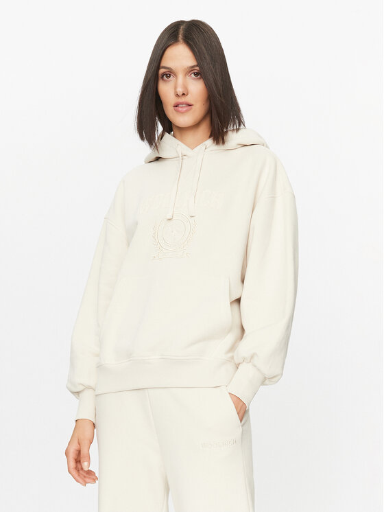 Woolrich Суитшърт Ivy Hoodie CFWWSW0123FRUT3164 Екрю Regular Fit за Жени цена