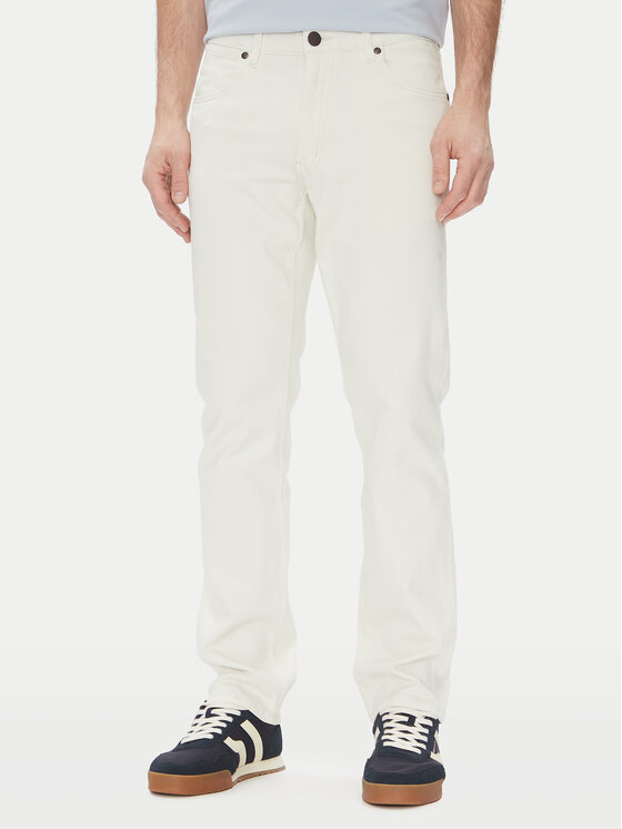Wrangler Дънки Greensboro 112362435 Бежов Straight Fit за Мъже цена