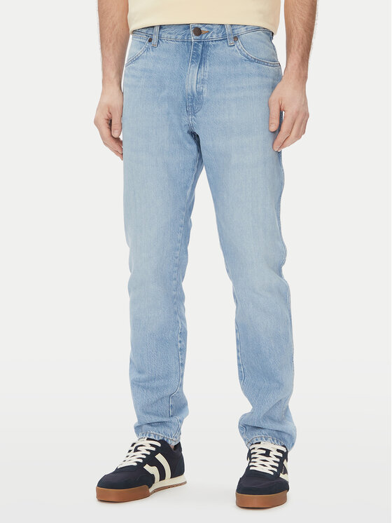 Wrangler Дънки River 112362465 Син Tapered Fit за Мъже цена