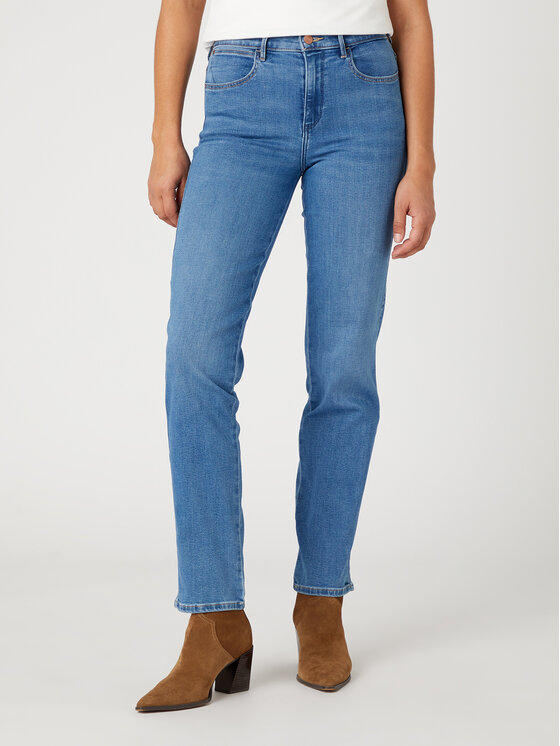 Wrangler Дънки Straight 658 W26RCY37N 112332359 Син Regular Fit за Жени цена