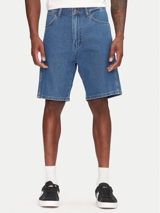 Wrangler Дънкови шорти Frontier 112362493 Син Relaxed Fit за Мъже цена