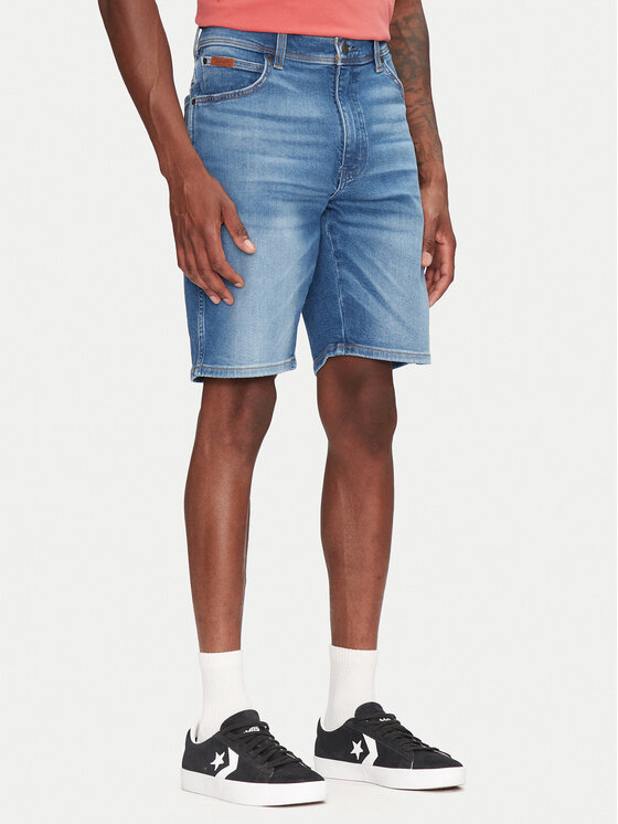 Wrangler Дънкови шорти Texas 112362505 Син Regular Fit за Мъже цена