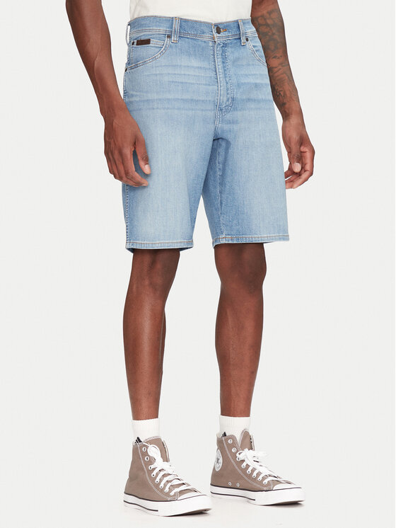 Wrangler Дънкови шорти Texas 112362508 Син Regular Fit за Мъже цена