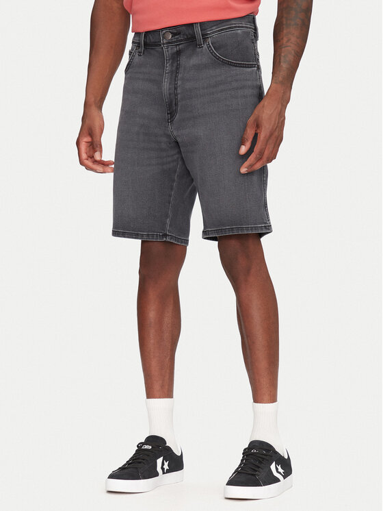 Wrangler Дънкови шорти Texas 112364833 Сив Regular Fit за Мъже цена