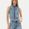 Wrangler Елек 112362590 Син Slim Fit за Жени цена