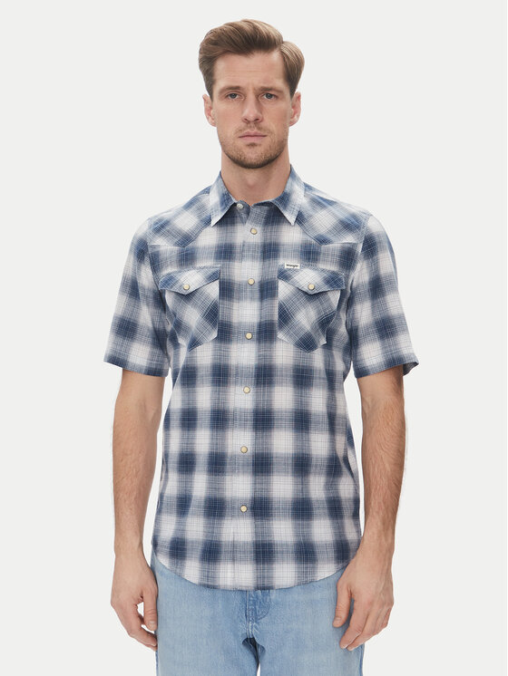 Wrangler Риза Western 112362381 Син Regular Fit за Мъже цена