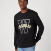 Wrangler Суитшърт Graphic Crew W6G8I3XV6 112331913 Черен Regular Fit за Мъже цена