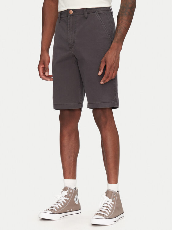 Wrangler Шорти от плат 112362922 Сив Slim Fit за Мъже цена