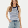Wrangler топ Ringer 112362567 Розов Slim Fit за Жени цена