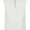 YAS Блуза Luma 26036259 Бял Regular Fit за Жени цена