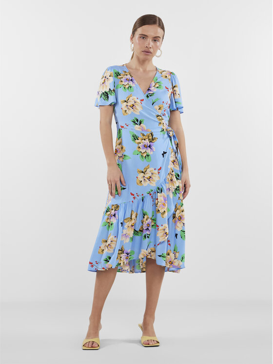 YAS Ежедневна рокля 26029672 Син Regular Fit за Жени цена