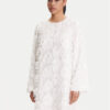YAS Коктейлна рокля 26038226 Бял Loose Fit за Жени цена