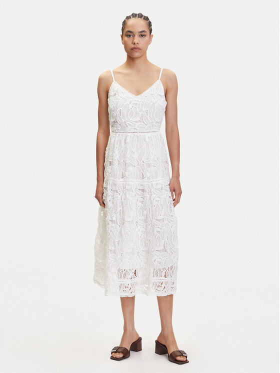 YAS Лятна рокля Lifa 26037183 Бял Regular Fit за Жени цена