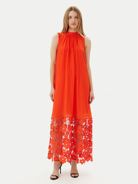 YAS Лятна рокля Twigsy 26037703 Червен Relaxed Fit за Жени цена