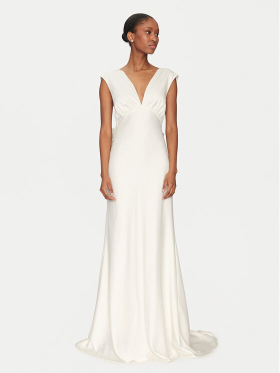 YAS Официална рокля Dottea 26036356 Екрю Regular Fit за Жени цена