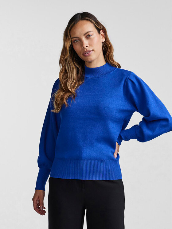 YAS Поло 26030697 Син Regular Fit за Жени цена