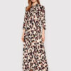 YAS Рокля тип риза Savanna 26022663 Бежов Regular Fit за Жени цена