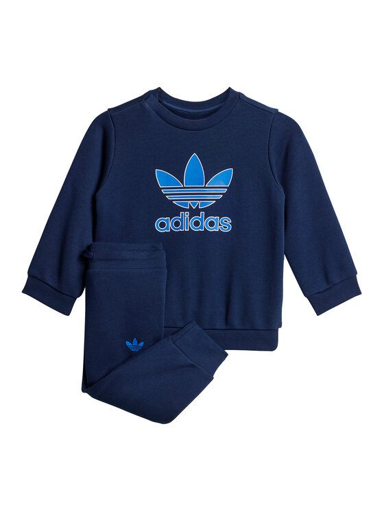 adidas Анцуг Trefoil JY0138 Тъмносин Regular Fit за Бебета цена