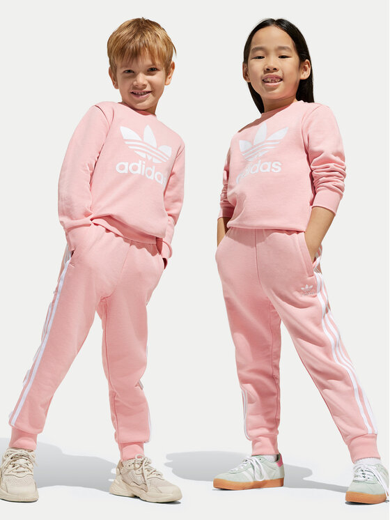 adidas Анцуг adicolor JC6613 Розов Regular Fit за Момичета цена