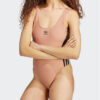 adidas Бански костюм Adicolor 3-Stripes Swimsuit IC2282 Кафяв Slim Fit за Жени цена