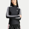 adidas Блуза adicolor 3-Stripes IZ3200 Черен Slim Fit за Жени цена
