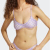 adidas Горнище на бански Originals Monogram Swim Top H49589 Виолетов за Жени цена
