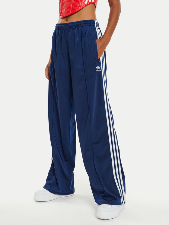 adidas Долнище анцуг Firebird IL3817 Тъмносин Loose Fit за Жени цена