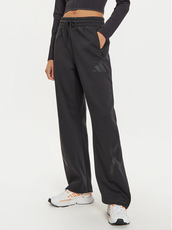 adidas Долнище анцуг Z.N.E. Barrel JE7850 Черен Loose Fit за Жени цена