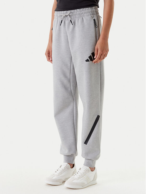 adidas Долнище анцуг Z.N.E. JD9586 Сив Regular Fit за Жени цена