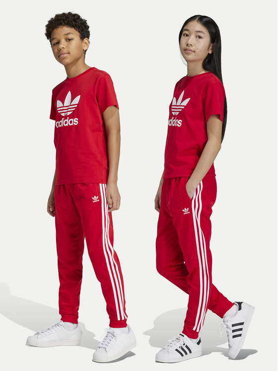adidas Долнище анцуг adicolor SST IX7631 Червен Regular Fit за Бебета цена