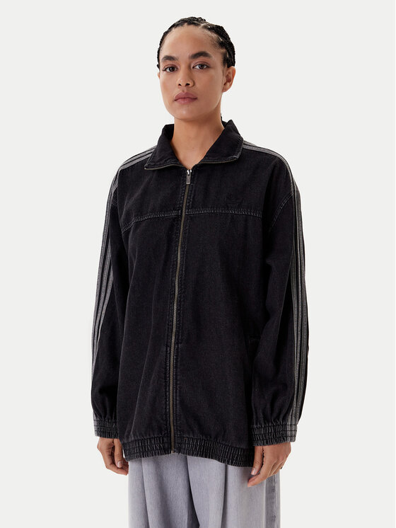 adidas Дънково яке adicolor Denim Adilenium JY2897 Черен Oversize за Жени цена