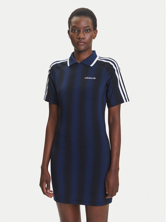 adidas Ежедневна рокля Football Inspired Graphic JW5143 Тъмносин Regular Fit за Жени цена