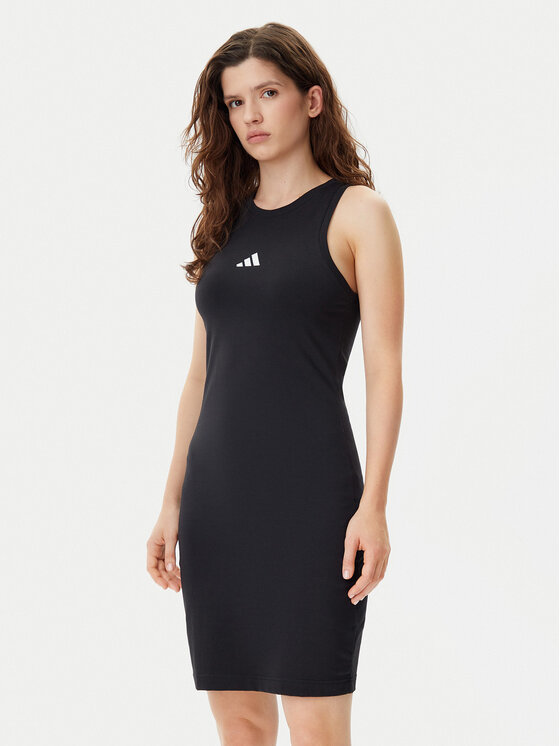 adidas Ежедневна рокля Future Icons Small Logo JE0199 Черен Slim Fit за Жени цена
