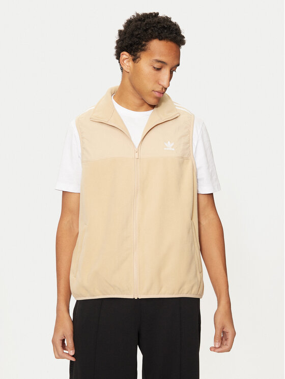 adidas Елек adicolor 3-Stripes IZ2483 Бежов Regular Fit за Мъже цена
