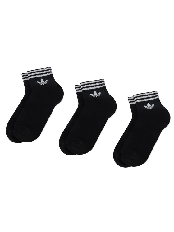 adidas Комплект 3 чифта къси чорапи унисекс Tref Ank Sck Hc EE1151 Черен за Унисекс цена