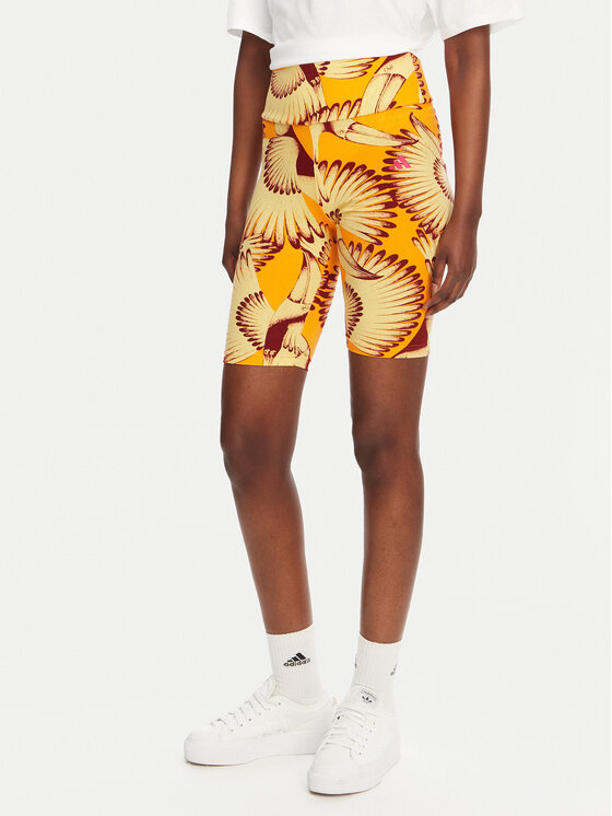 adidas Къс клин FARM JD6287 Жълт Slim Fit за Жени цена